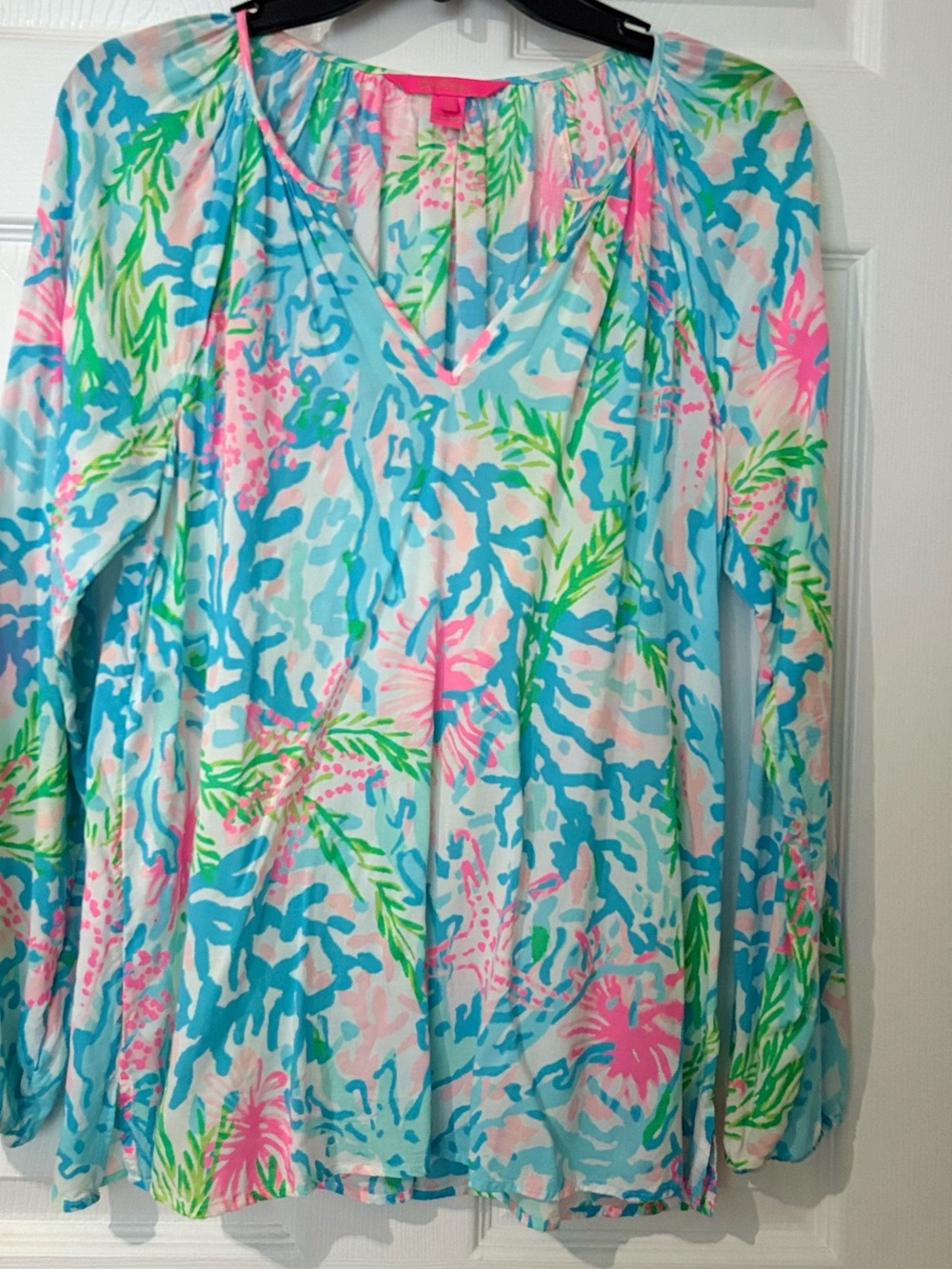 Lilly Pulitzer WILLA TOP, TUNIC, CORAL BAY,